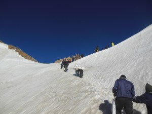 Climbing up to the Lipu Pass