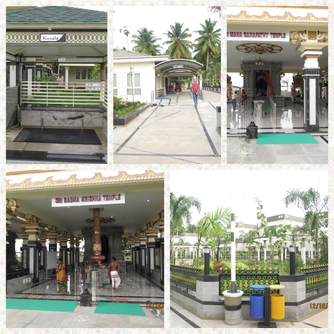 Temples, Gardens with Korean grass and clean surroundings