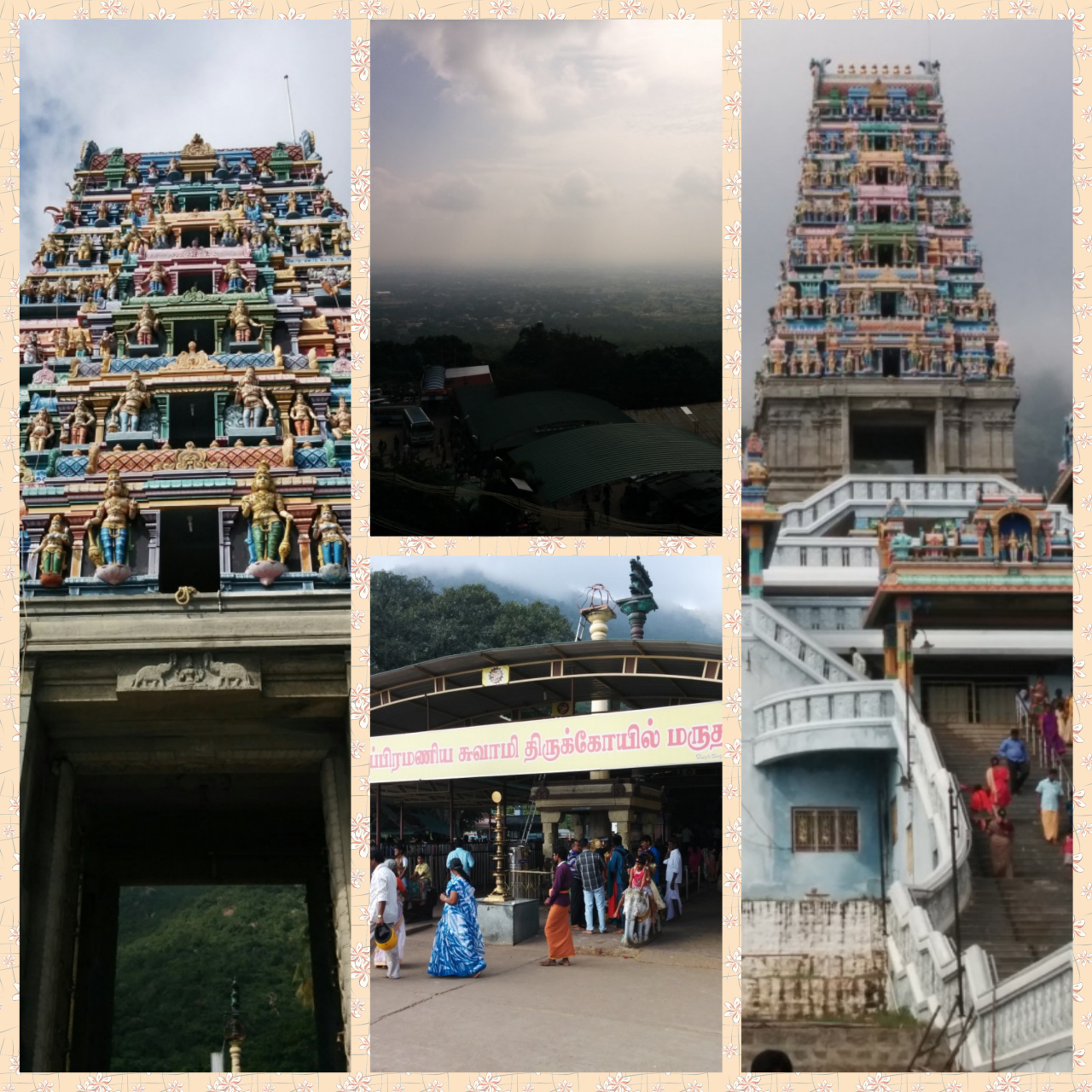 Marudhamalai temple in the western ghats and Views of Coimbatore
