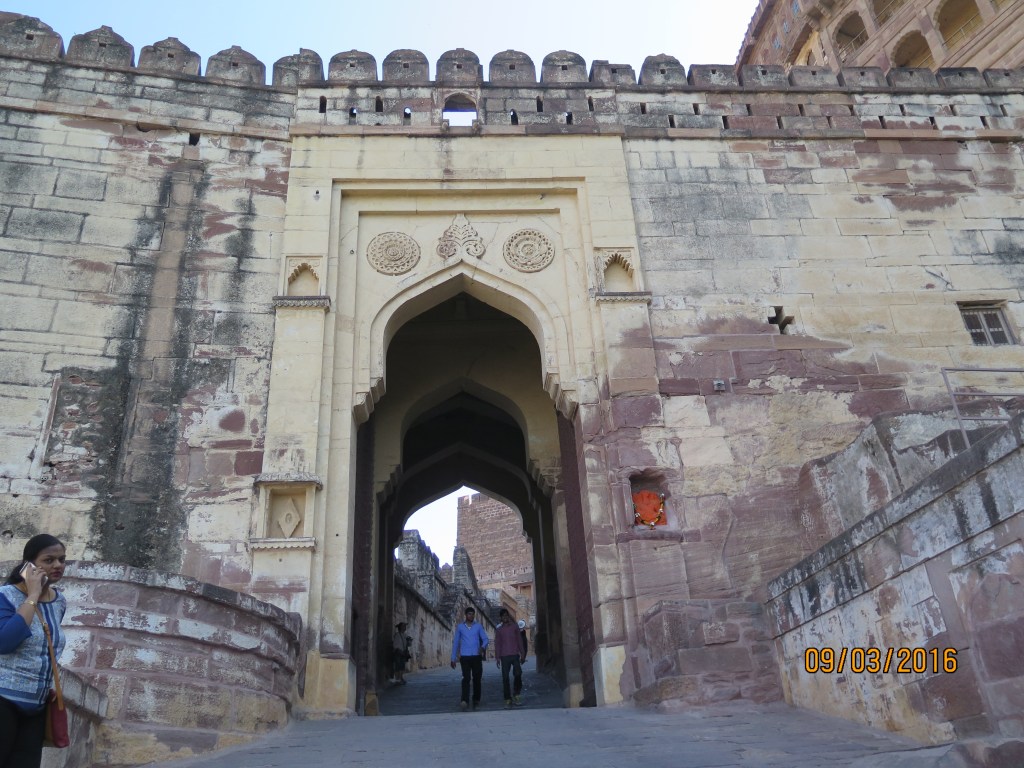 Entrance to the Mehrangarh Fort