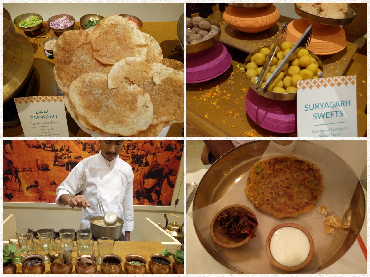Parathas, Dal pakwan, Sweets and a masala tea making session