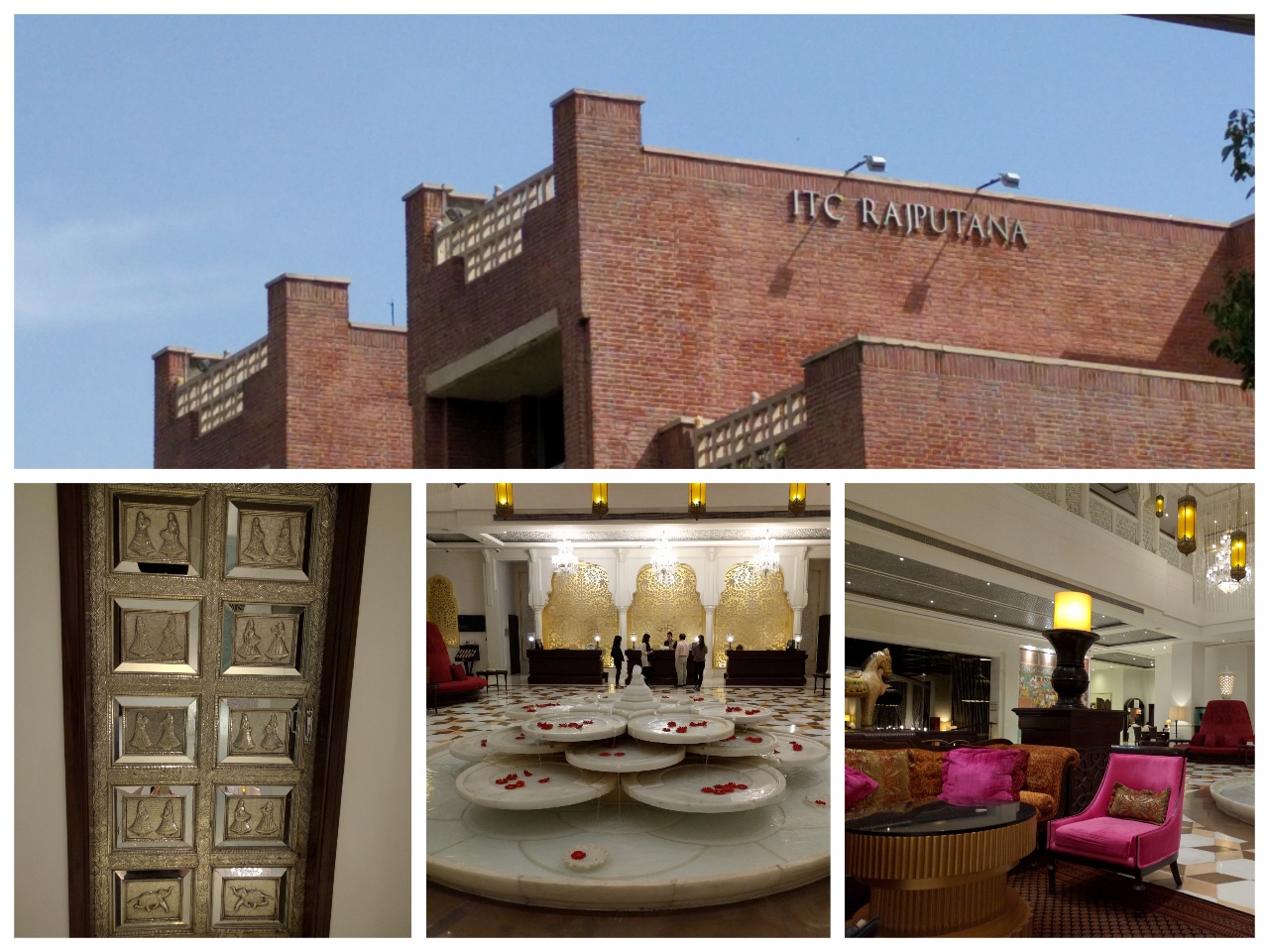 ITC Rajputana building, Silver door, Reception area and Lobby