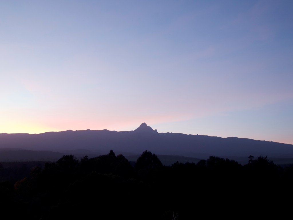Mt Kenya during Sunrise