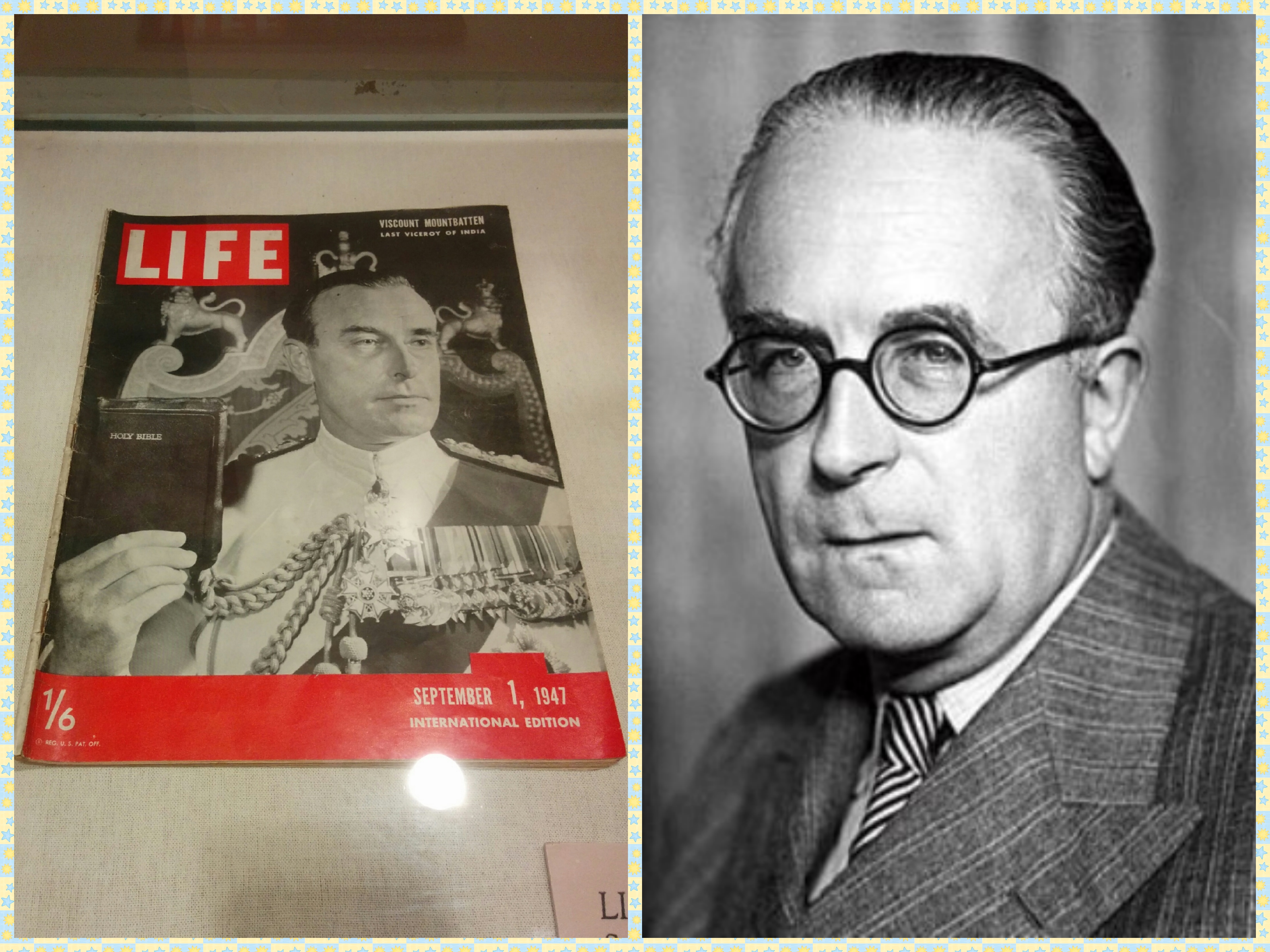 Lord Mountbatten and Sir cyril Radcliffe