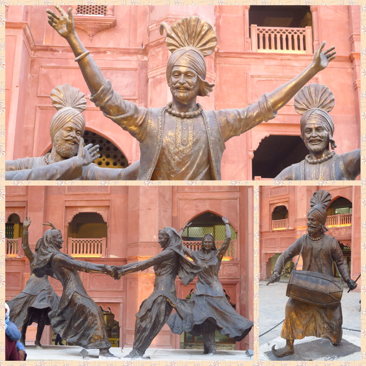 Bhangra and Gidda performers