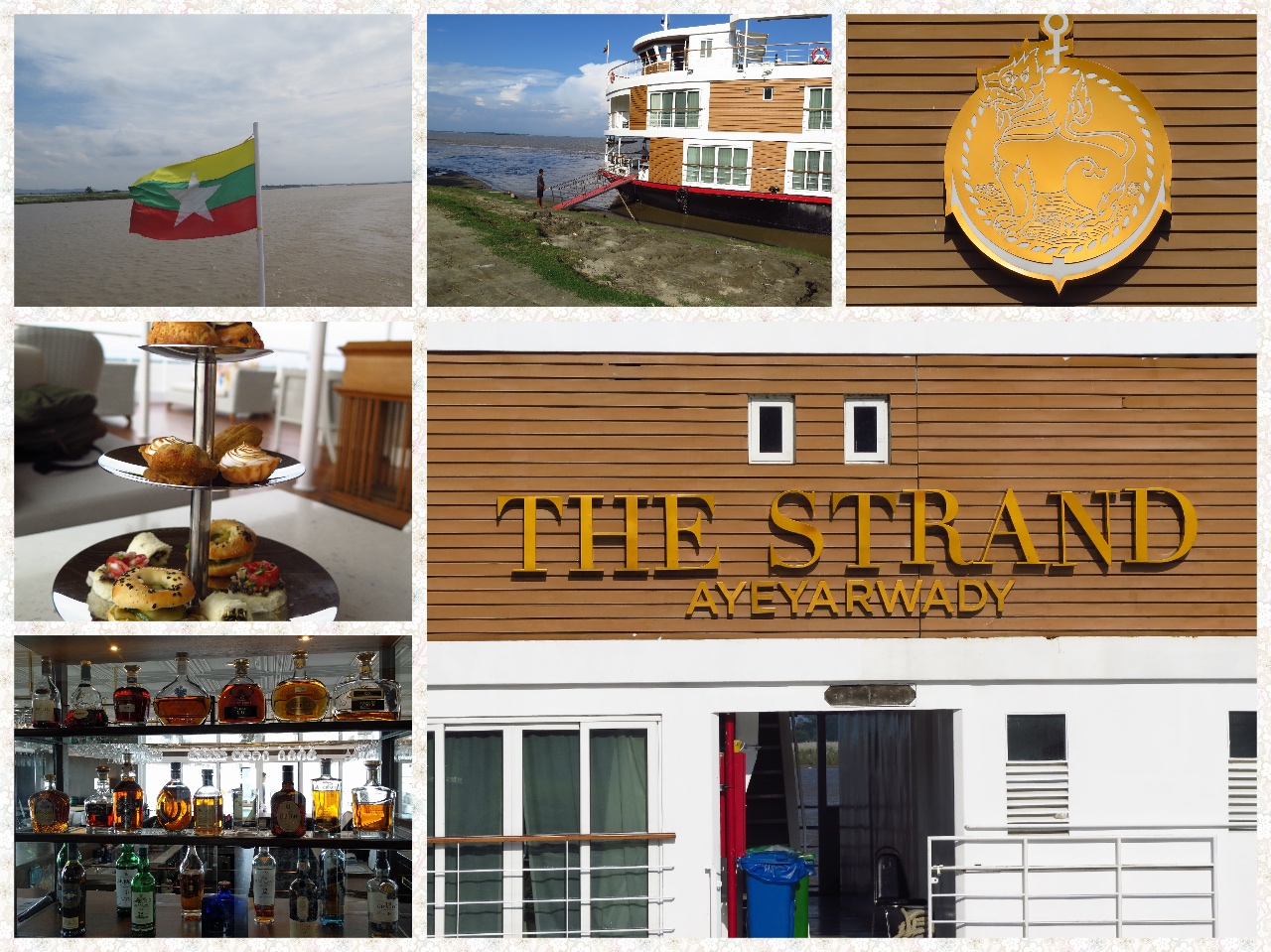 The Strand Luxury Cruise boat on the Ayeyarwady complete with luxury cabins, great food, wines and the best of Asian hospitality