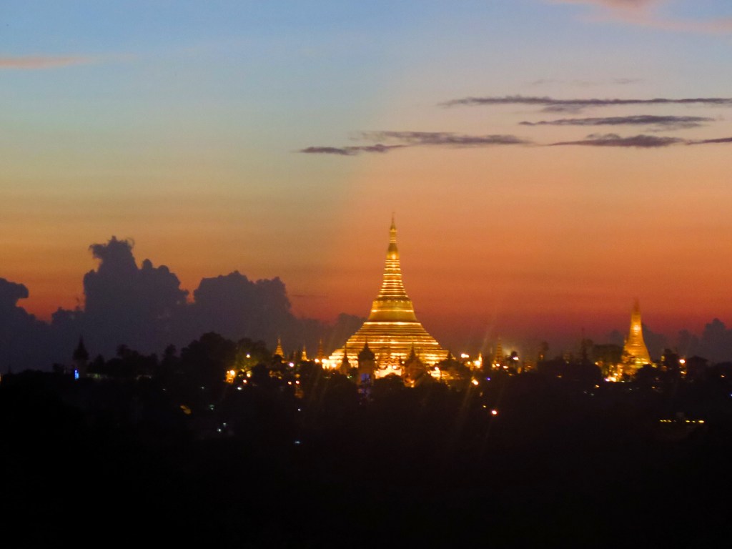 The Shwedagon Pagoda at Twilight