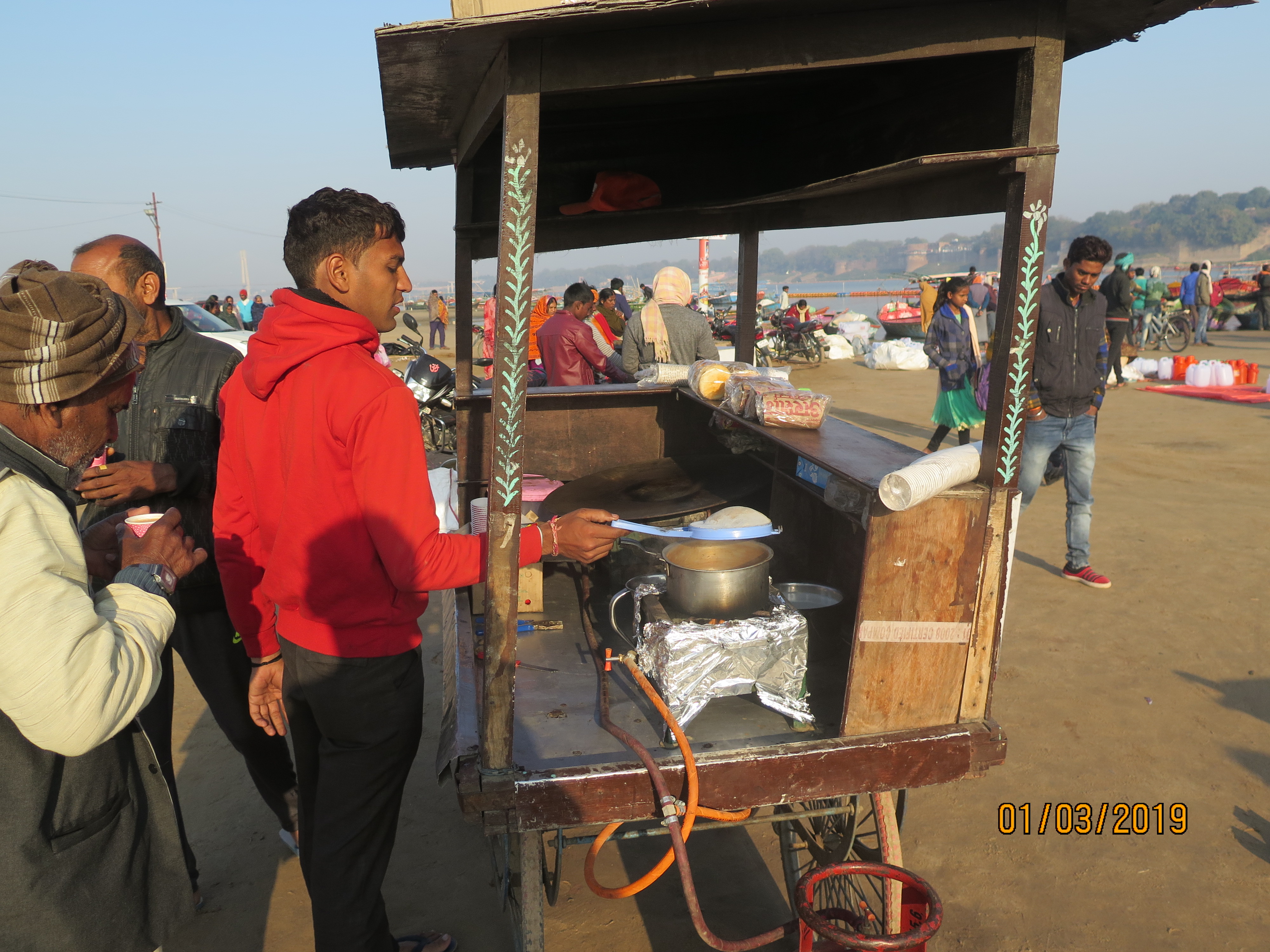 Tea seller cart
